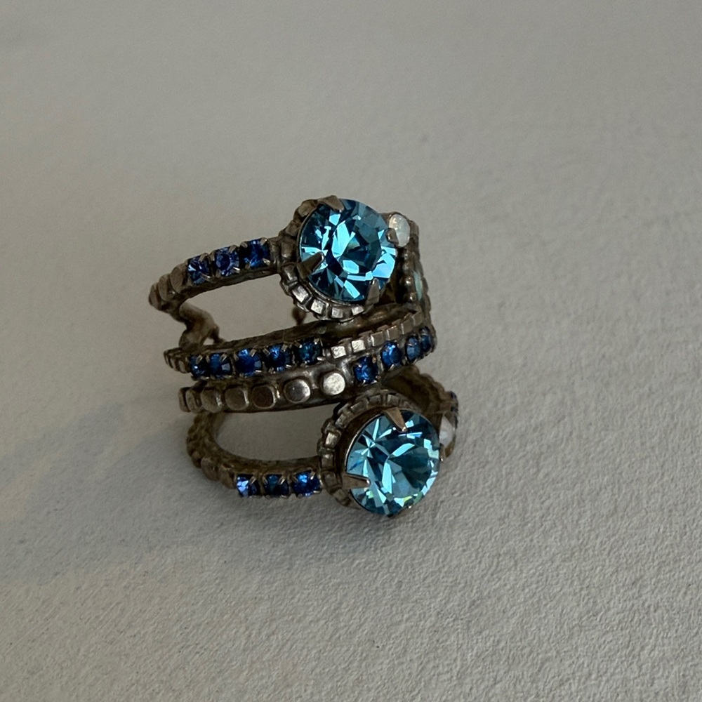 Sorrelli Blue Crystal Ring